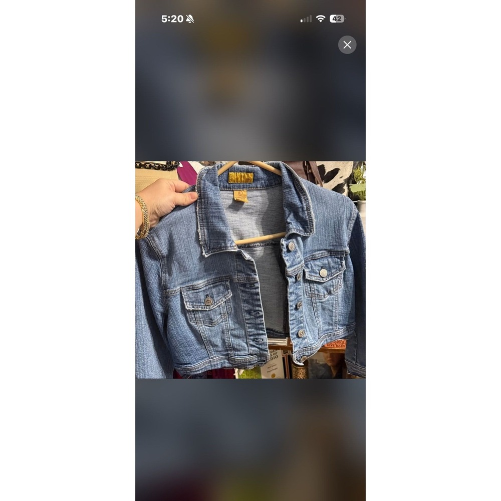 Nine Planet vintage Y2K cropped denim jacket - Picture 2 of 2